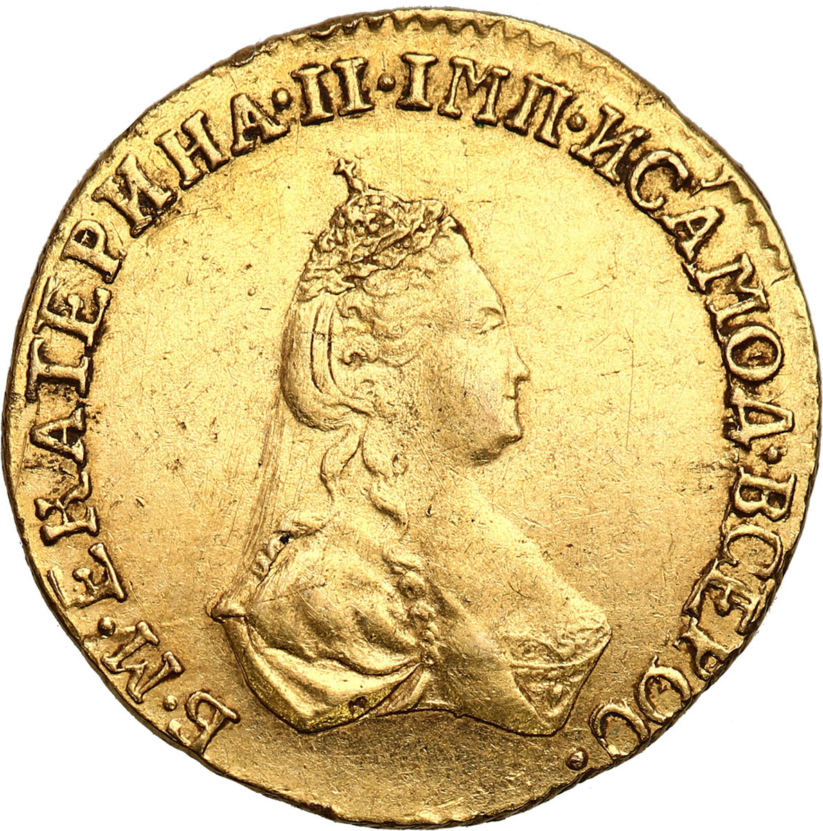Rosja, Katarzyna II. Rubel 1779, Petersburg - ŁADNY